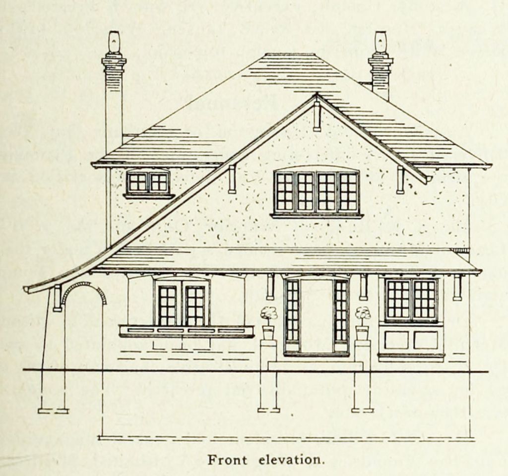 Plans for an 8-room house (Beach), Contract Record, March 2,&nbsp;1921